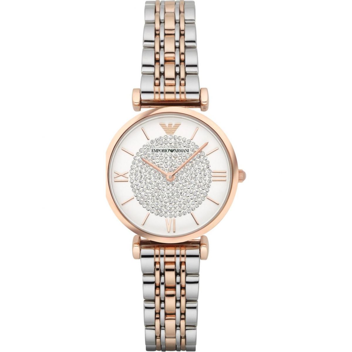 Наручные часы Emporio Armani T-Bar 32мм серебристый со стразами Наручные часы Emporio Armani T-Bar 32мм серебристый со стразами