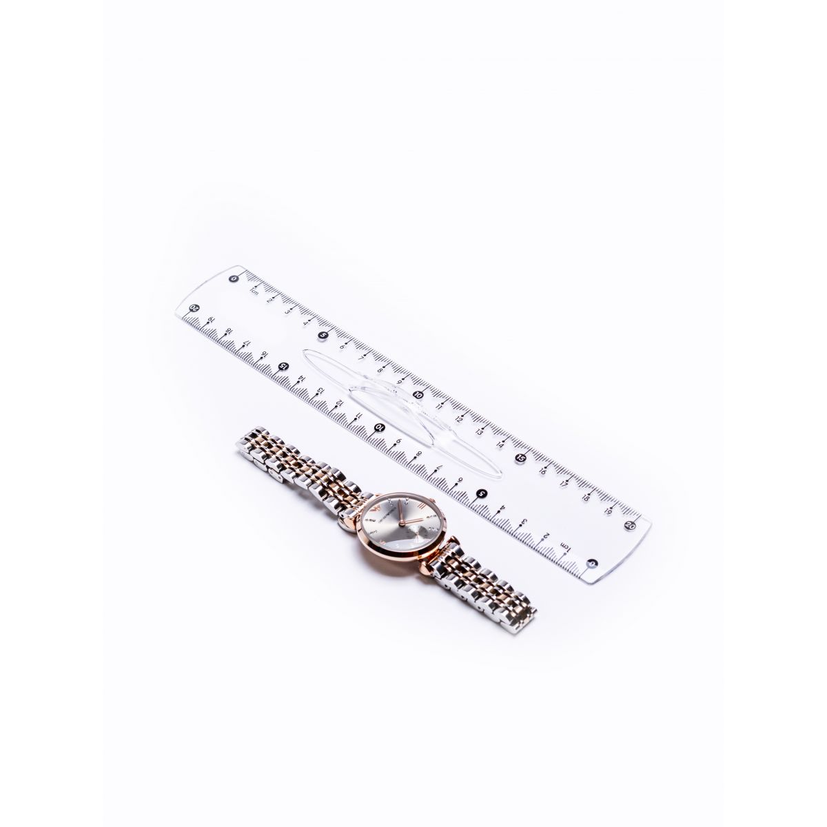 Наручные часы Emporio Armani T-Bar 32мм золотой/розовый Наручные часы Emporio Armani T-Bar 32мм золотой/розовый