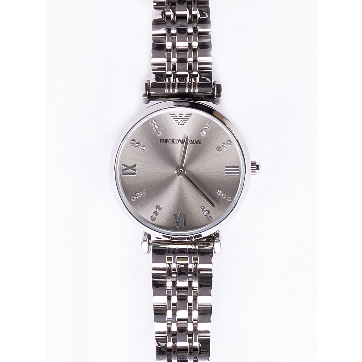 Наручные часы Emporio Armani T-Bar 32мм серебристый/розовый Наручные часы Emporio Armani T-Bar 32мм серебристый/розовый